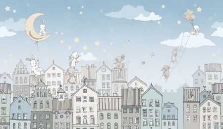 Фреска Массаулина Людмила "Город кроликов" Art.21177