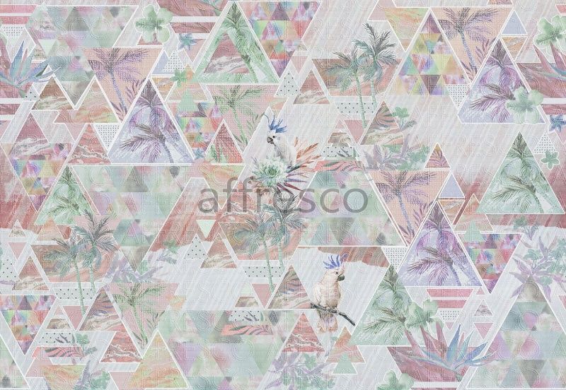 Попугаи в треугольниках, арт. ID136279