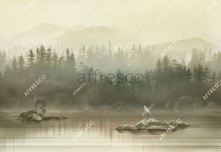 Аист на камне, арт. ID137768