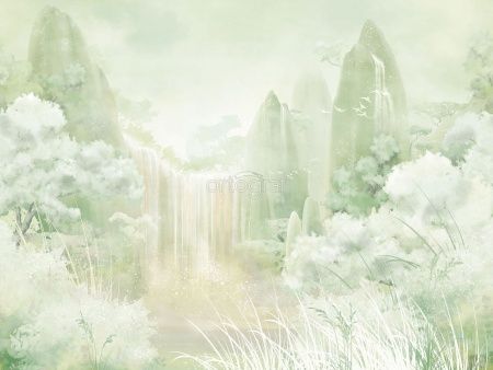 Фреска Райский водопад Art.34491