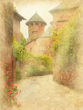 Фреска Улочка с перспективой