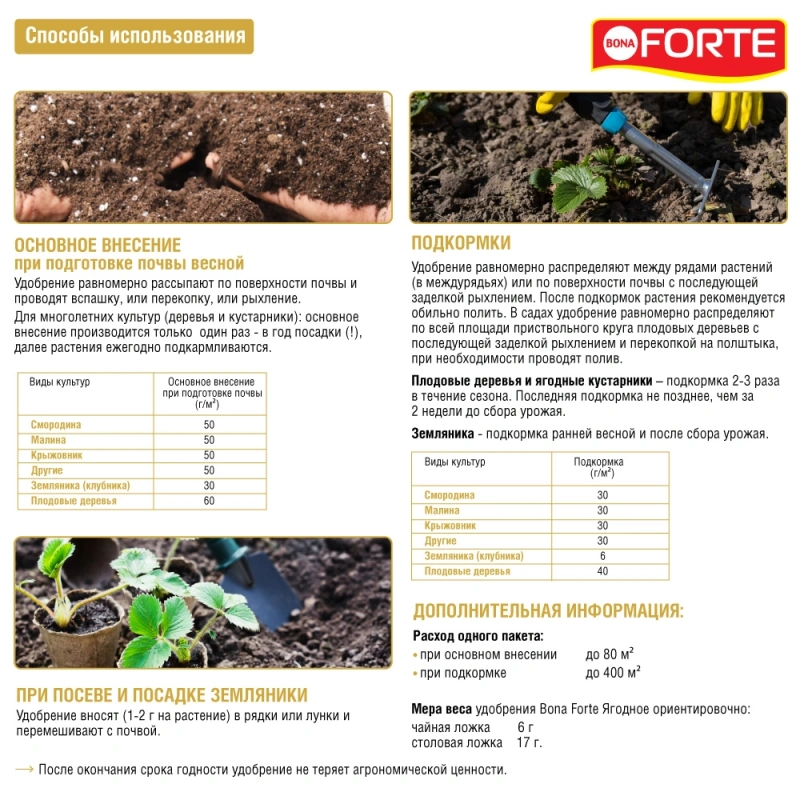 Bona Forte Удобрение ЯГОДНОЕ, 2,5 кг