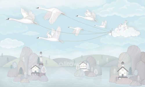 Фреска Озёрный край-2