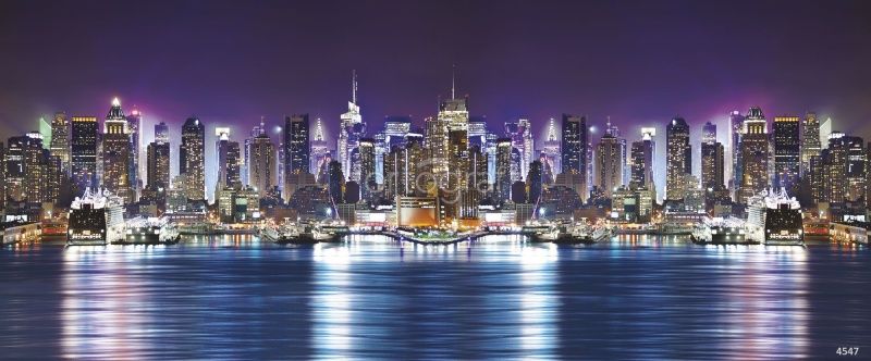 Фреска Панорама Нью-Йорка Art.4547