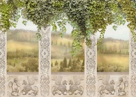 Фреска Балкон с плющем