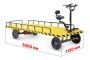 Платформенная тележка электрическая RuTrike СКЛАД 3000