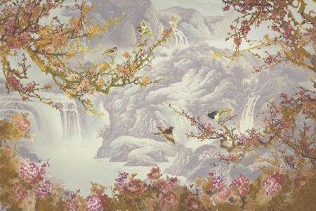 Фреска Японское панно