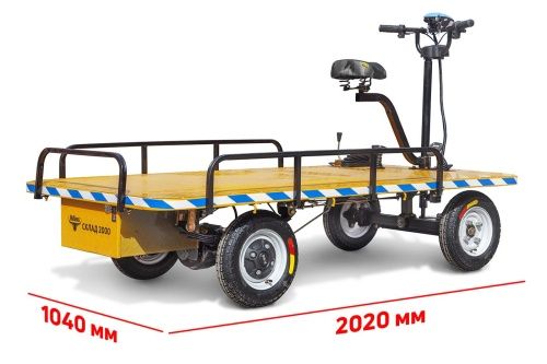 Платформенная тележка электрическая RuTrike СКЛАД 2000 NEW