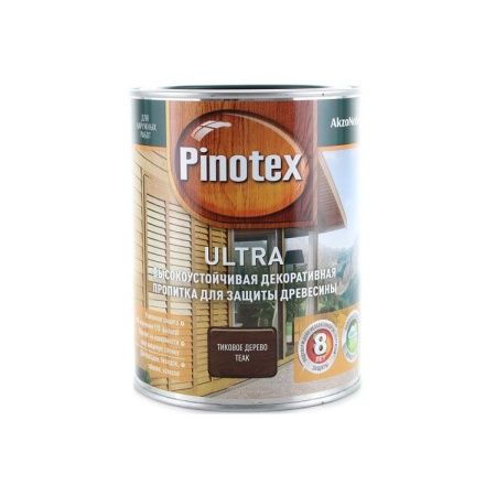 Пропитка Pinotex Ultra (Тиковое-Дерево), 1 л