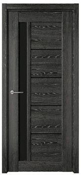 Дверь Мехико ширина 70 см ЦПЛ ТЛ Стекло черное