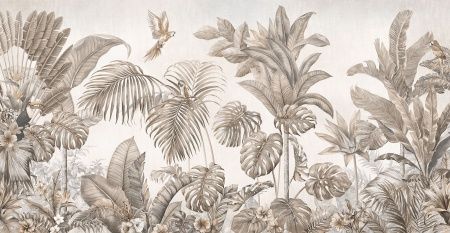 Фреска Tropical Тропики. Папоротник. ag0178