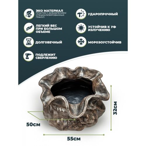 Декоративный горшок сумка для цветов BAG