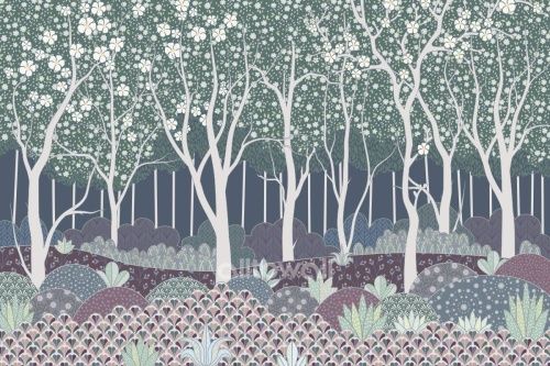 Фреска Лесные чудеса-3