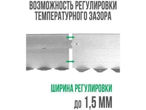Металлический бордюр 1200*40*45*1,5 компл.