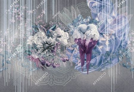 Попугаи и восточный орнамент, арт. ID137762