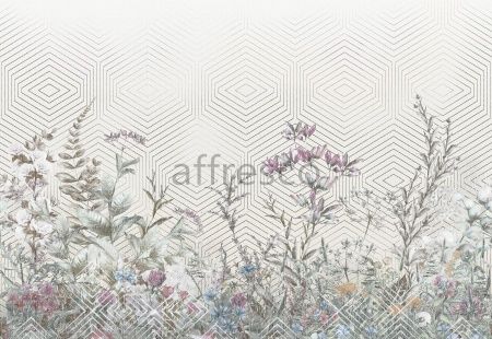 Растения и ромбы, арт. ID136363