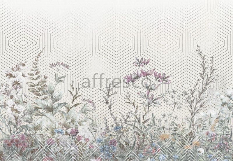 Растения и ромбы, арт. ID136363