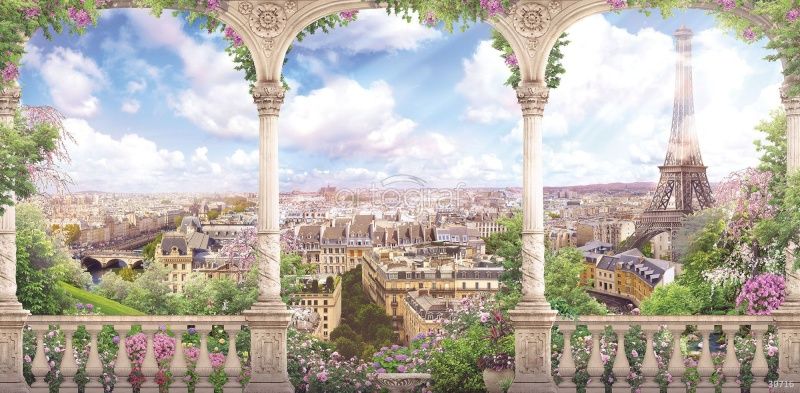 Терраса с видом на Париж Art.30716