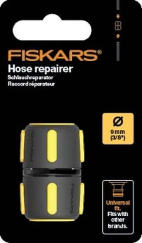 Муфта ремонтная Fiskars для шланга 9мм (3/8")
