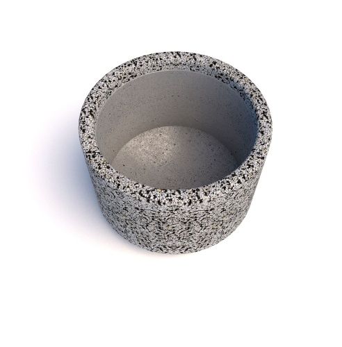 Вазон бетонный уличный Степ (фактура шахматка)
