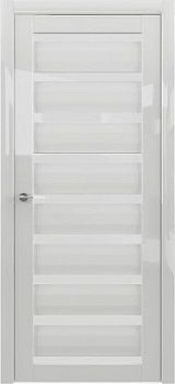 Дверь Сидней ширина 90 см Глянец Стекло белое