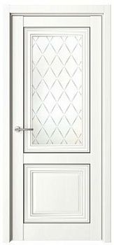 Дверь Спарта-2 с молдингом ширина 70 см Винил Стекло мателюкс "Лорд" Молдинг