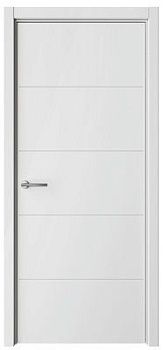 Дверь Геометрия-4 ширина 80 см Эмаль ПГ кромка В цвет полотна