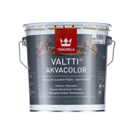 Лессирующий антисептик Tikkurila Valtti Akvacolor, 2,7 л