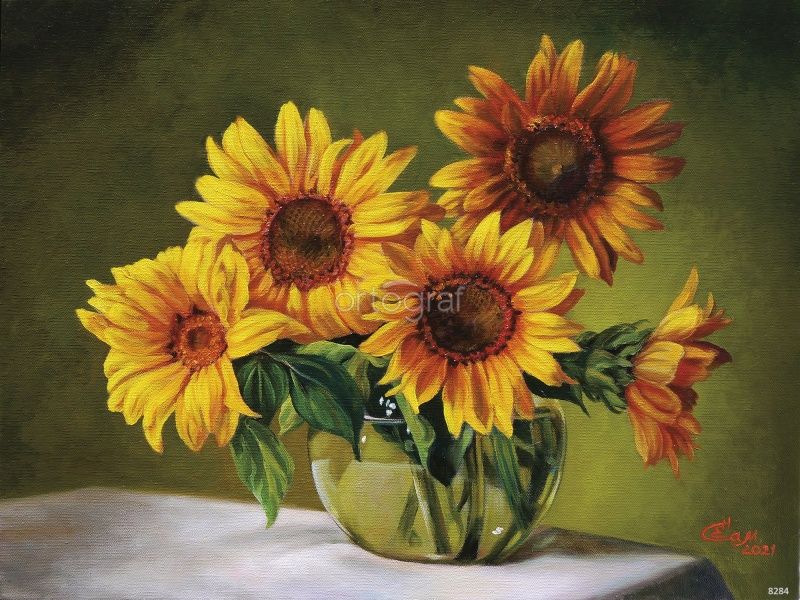 Фреска Подсолнухи Art.8284