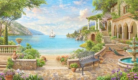 Фреска Современный Графический Дизайн 44292