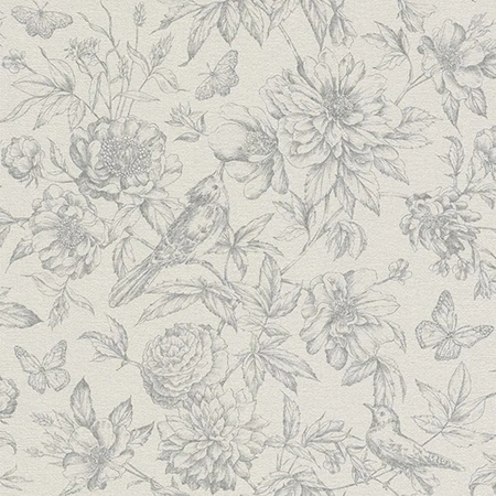 Виниловые обои на флизелиновой основе Rasch Florentine II 0.53x10.05 арт.449440