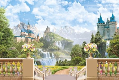 Спуск в долине с замками Art.30265