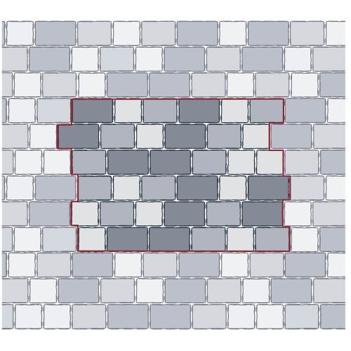 Тротуарная плитка STEINGOT Новый город Штайн Бронз Верхний прокрас 60 мм