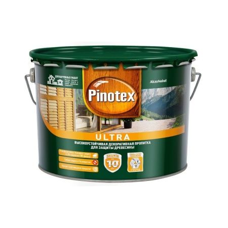 Пропитка Pinotex Ultra (Рябина), 9 л