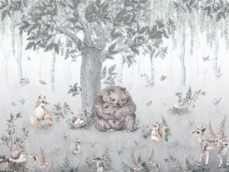 Фреска Медведица и медвежонок Art.34353