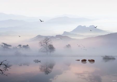 Туман на озере Art.33577