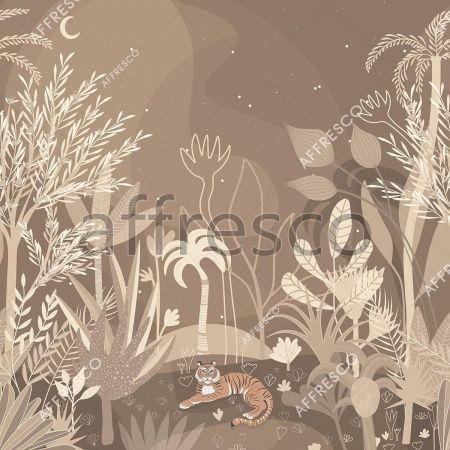 Фреска Повелитель джунглей, арт. ID139446