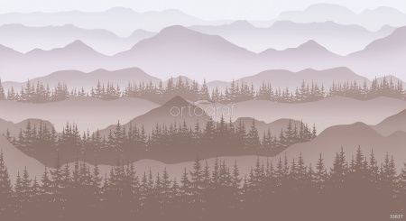 Лес в горах Art.33627