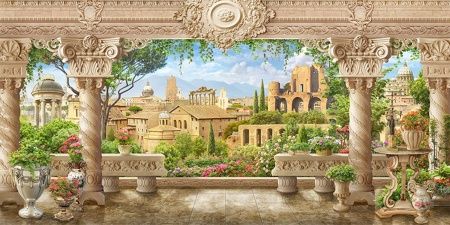 Фреска Современный Графический Дизайн 44411