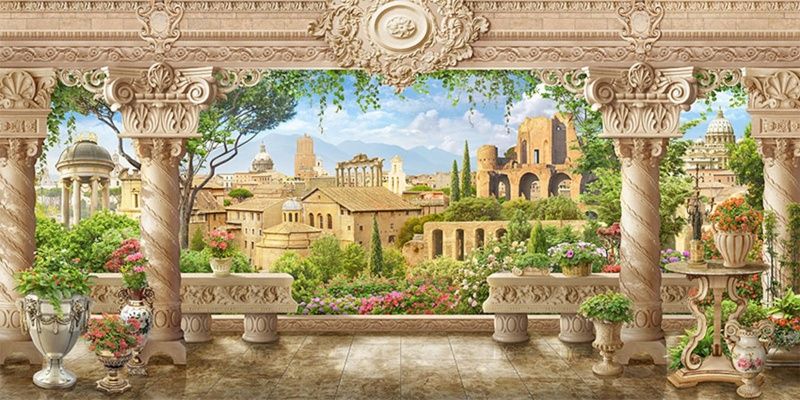 Фреска Современный Графический Дизайн 44411