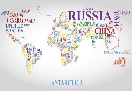 Фреска Карта мира Art.5992