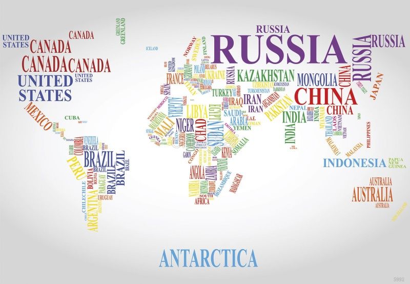 Фреска Карта мира Art.5992