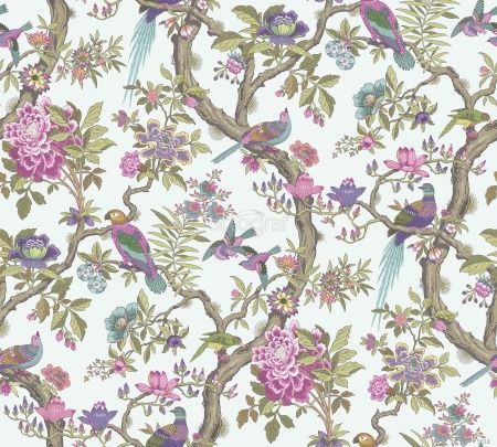 Яркие птицы в кустах Art.5618