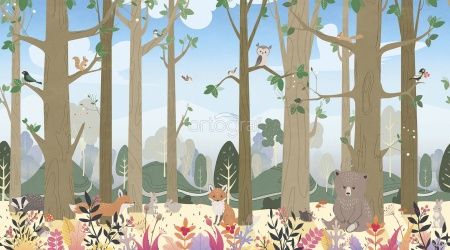 Лесная полянка Art.34410