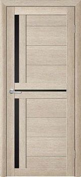 Дверь Т-5 ширина 80 см Эко Текс Стекло черное