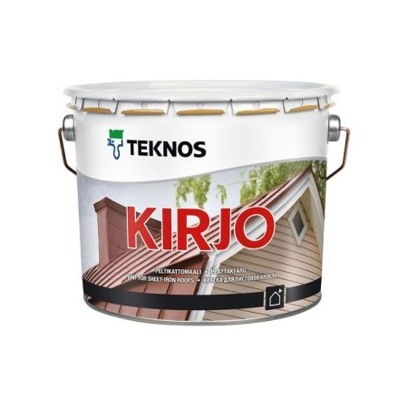 Краска для листовой кровли TEKNOS KIRJO, 9 л