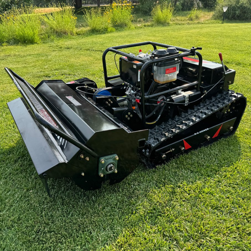 Гусеничный робот-газонокосилка с пультом радиоуправления Guchi GC192-100