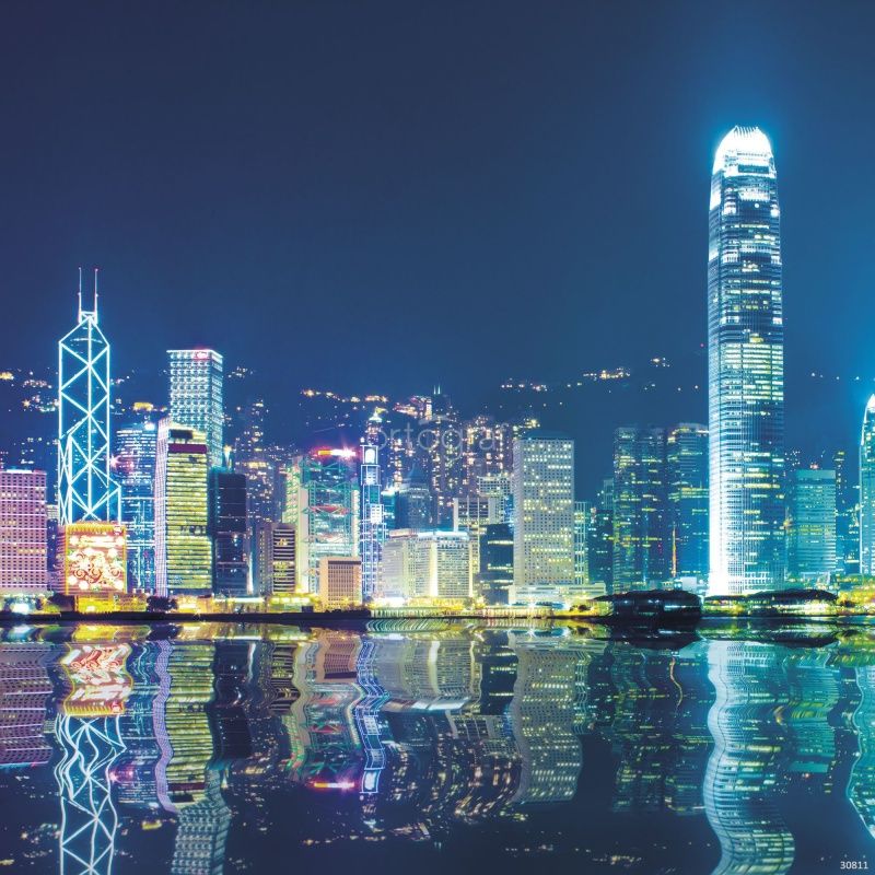 Фреска Неоновый город Art.30811