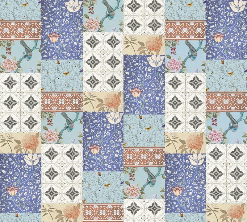 Пэчворк с плитками разного цвета Art.30411