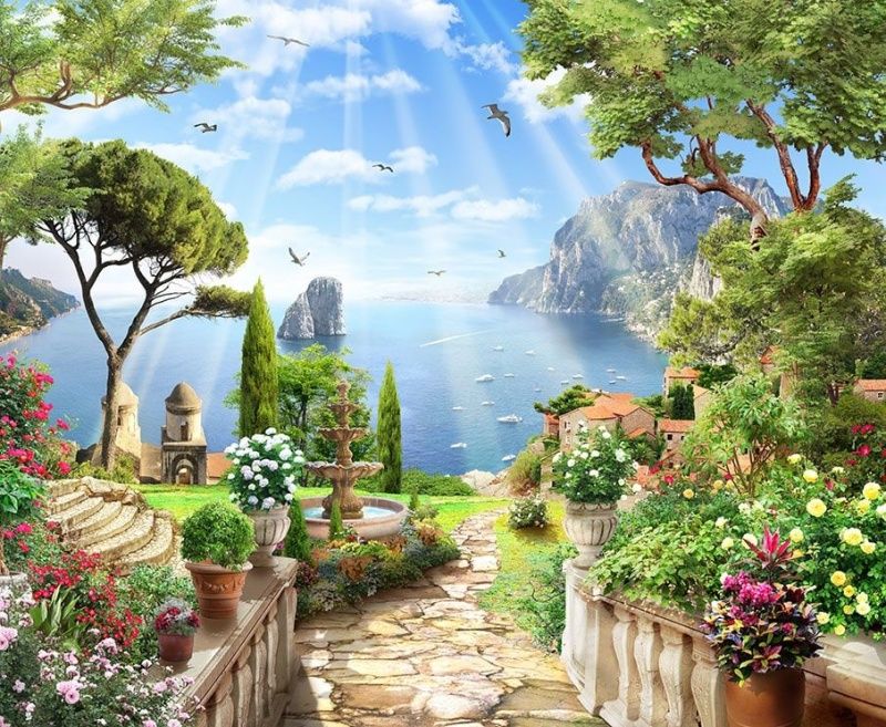 Фреска Современный Графический Дизайн 44041